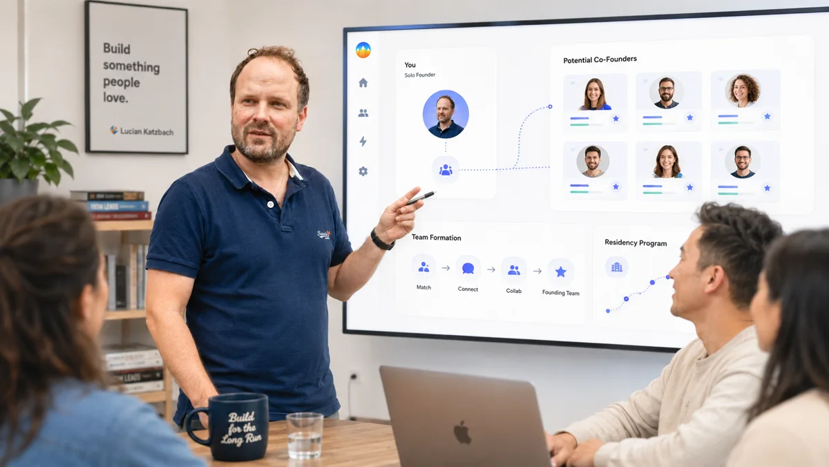 Co-Founder-Matching: zwei Menschen, die als Gründerteam zueinander finden