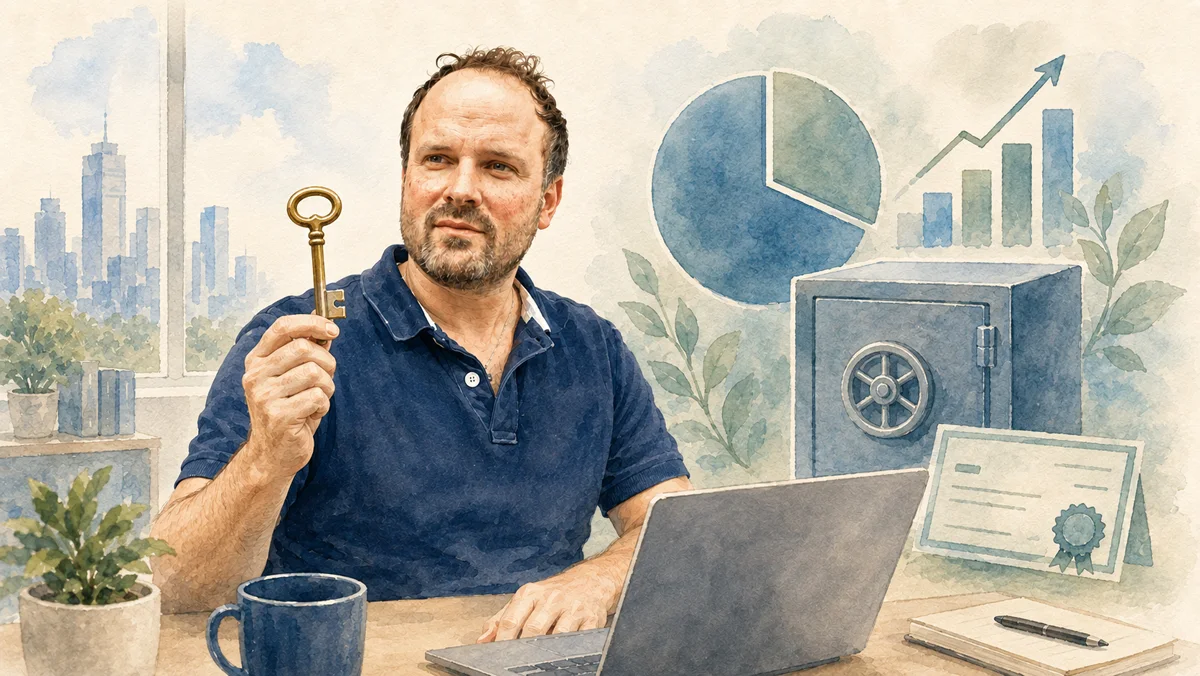 Anteile, die im Unternehmen bleiben - ein ungeteiltes Kuchendiagramm