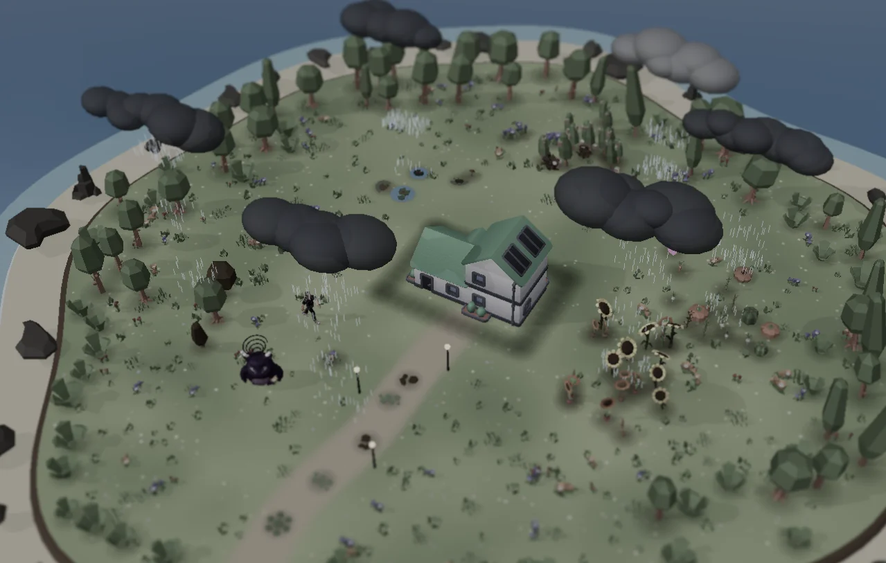Children building a virtual house with Mumelos.