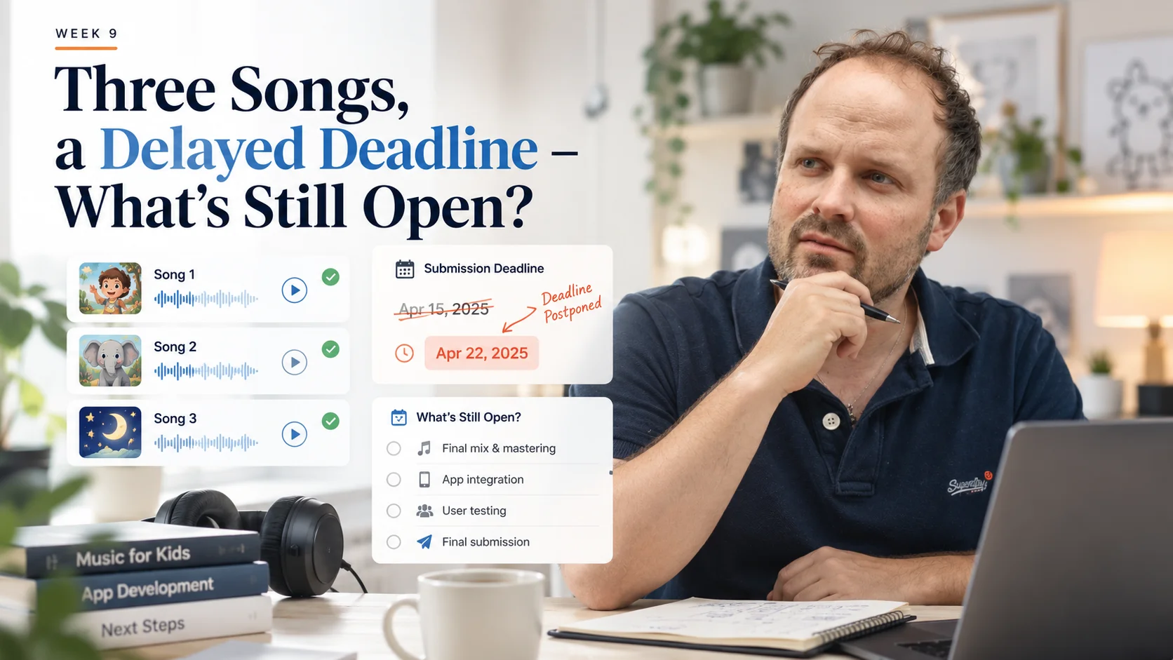 Week 9: Three Songs, a Postponed Deadline – What's Still Open?